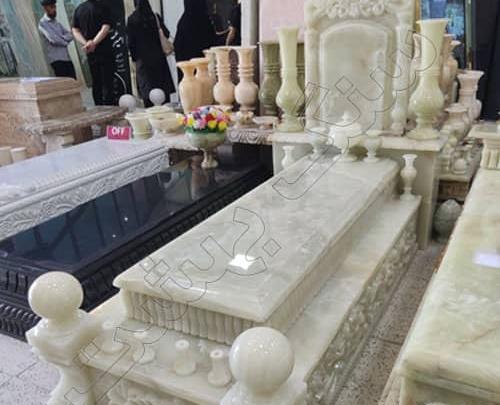 عکس سنگ مزار مرمر