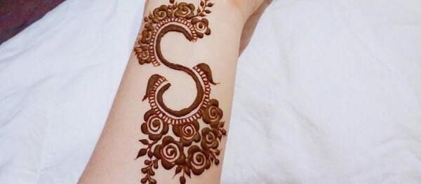 عکس خالکوبی حرف s