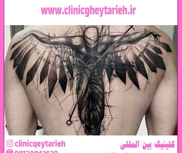 عکس خالکوبی حرف f