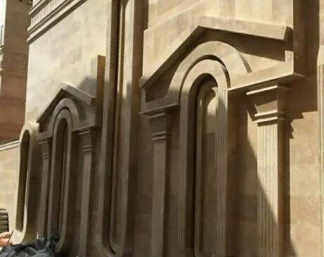عکس سنگ کاری نمای ساختمان