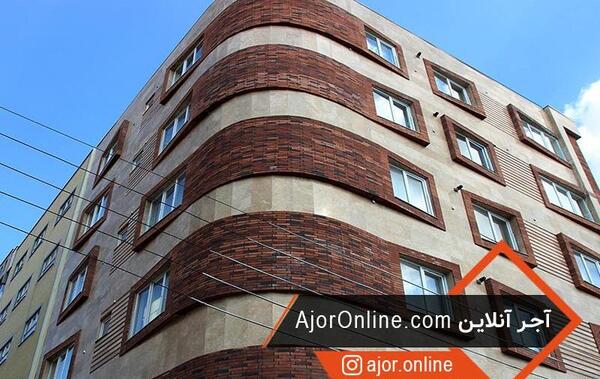 عکس از نمای سنگ ساختمان