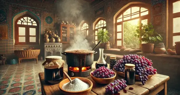 عکس خاک سفید برای شیره انگور