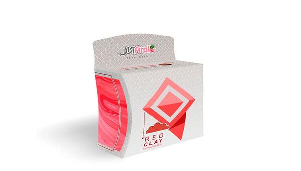 عکس ماسک خاک رس قرمز