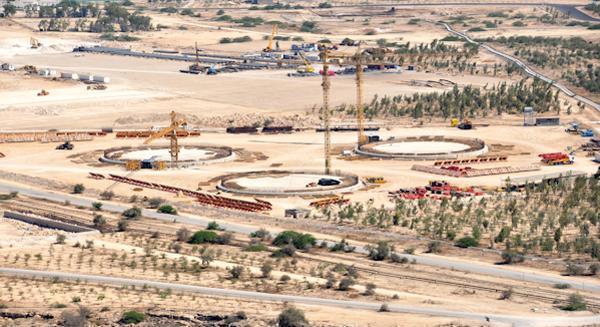 عکس هوایی از جزیره خارک