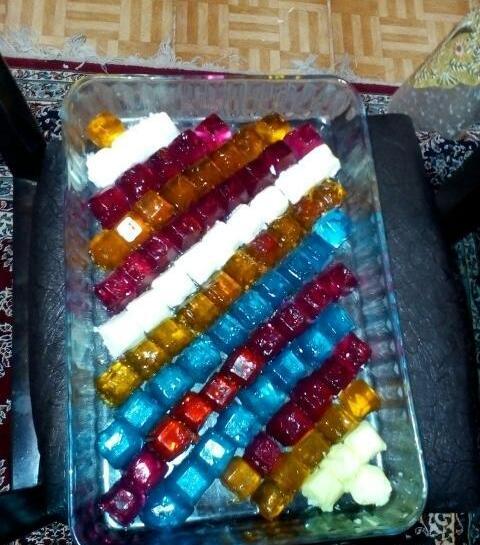 عکس خاک ژله ای مکعبی