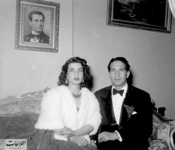عکس خاکسپاری اشرف پهلوی