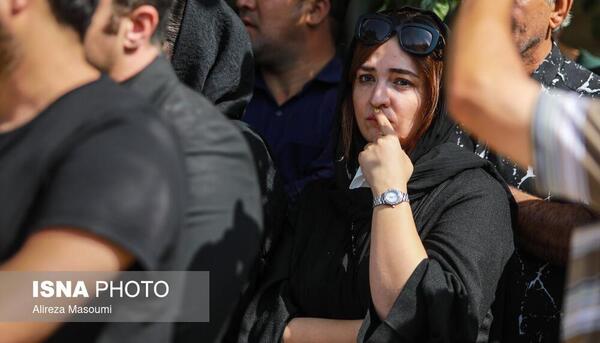 عکس خاکسپاری امین مشکی