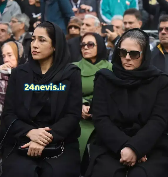 عکس خاکسپاری ژاله علو