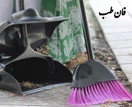 عکس جارو و خاک انداز دسته بلند