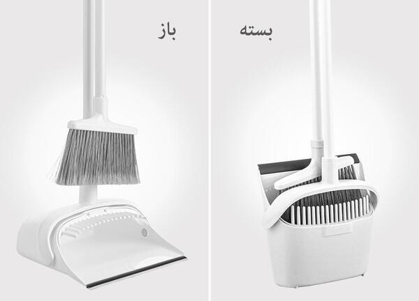 عکس جارو و خاک انداز دسته بلند