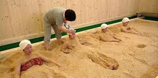 عکس حمام خاک اره