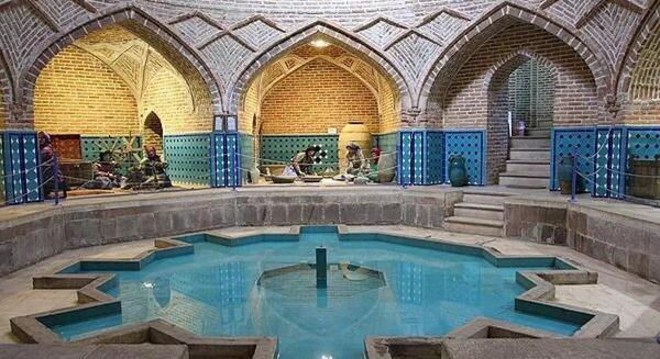 عکس حمام خاک اره