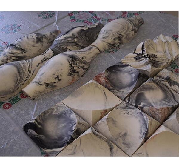 عکس پودر سنگ مصنوعی