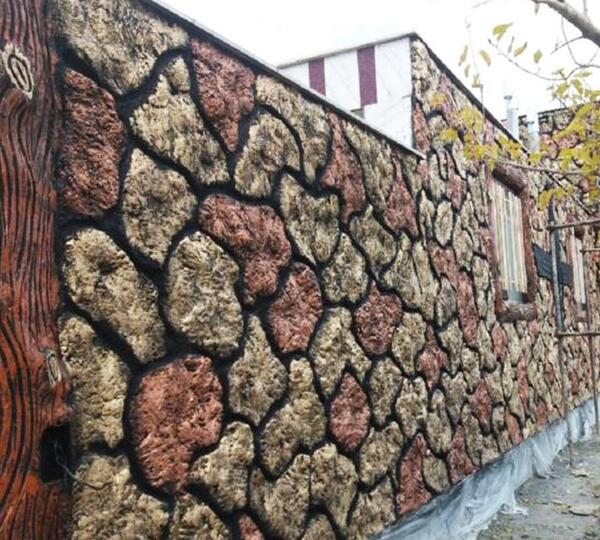 عکس دیوار سنگ لاشه