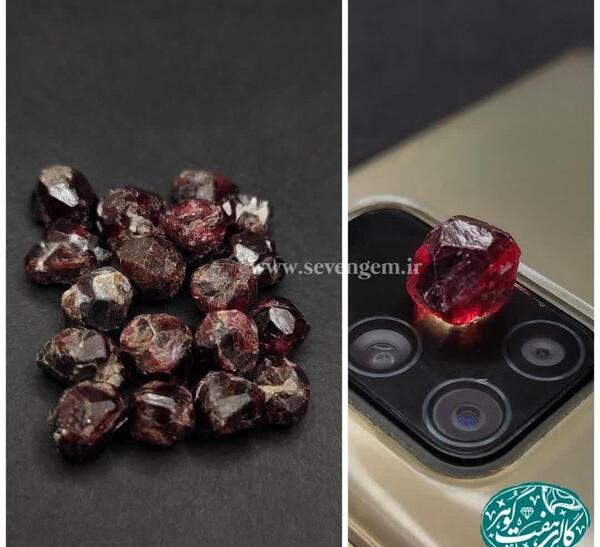عکس سنگ گارنت قرمز