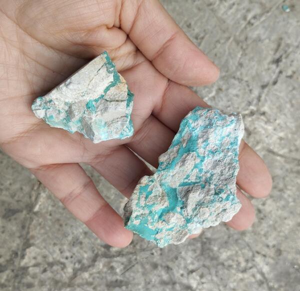 عکس سنگ فیروزه سبز