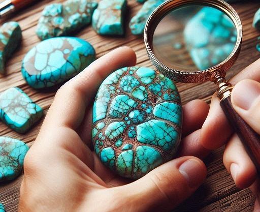عکس سنگ فیروزه تقلبی