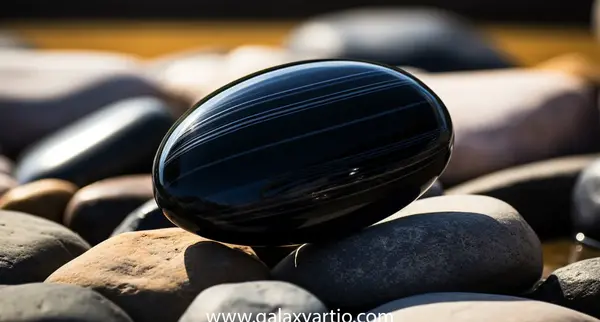 عکس سنگ عقیق سیاه