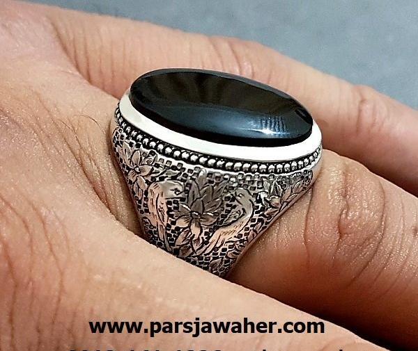 عکس سنگ عقیق سیاه
