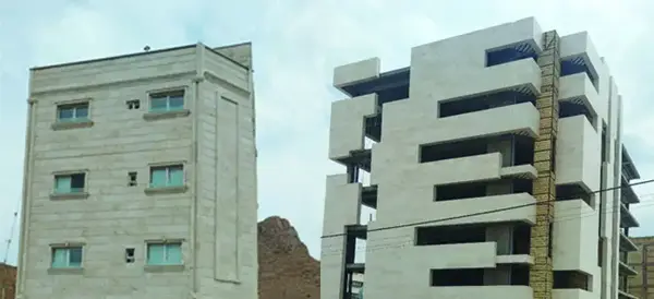 عکس سنگ سفید نما