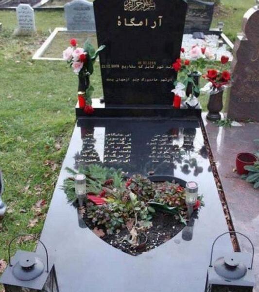 عکس زیباترین سنگ قبر