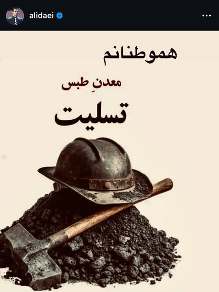 عکس جانباختگان معدن زغال سنگ طبس