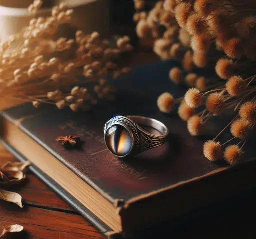 عکس سنگ چشم گربه ای