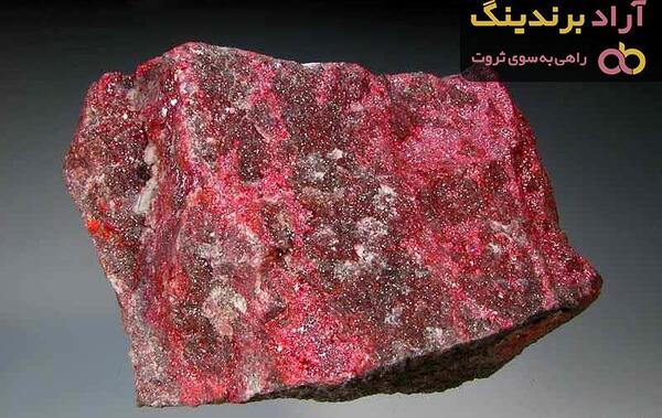 عکس سنگ جیوه قرمز
