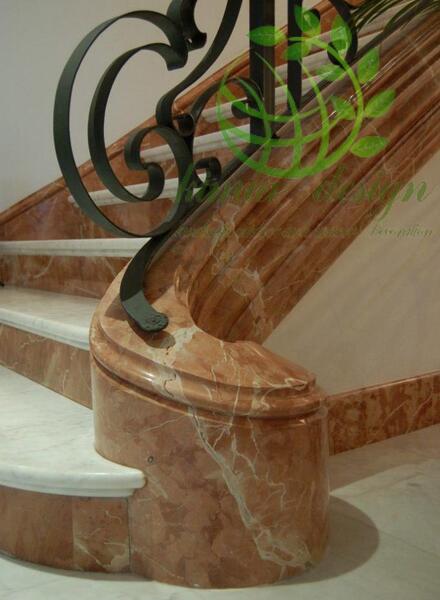 عکس طرح سنگ راه پله