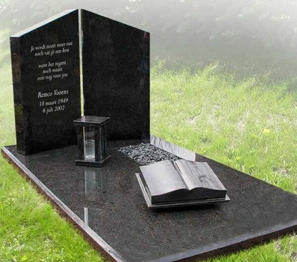 عکس سنگ قبر سفید خالی