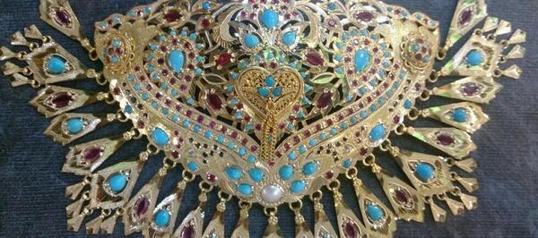 عکس سنجاق طلا قشقایی