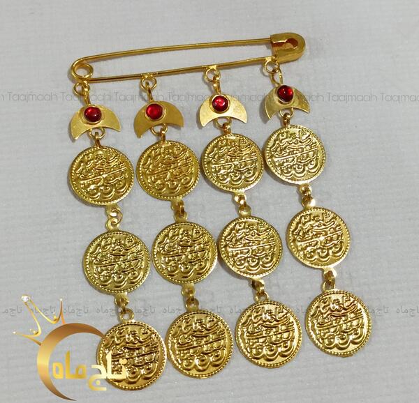 عکس سنجاق طلا بزرگ