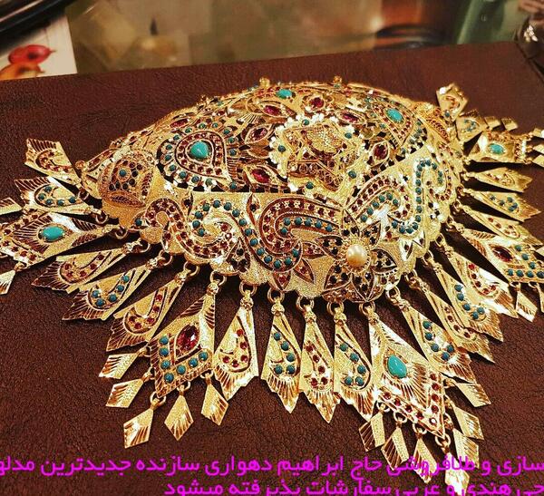 عکس سنجاق طلا بزرگ