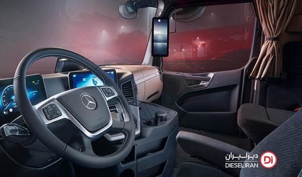 عکس داخل کامیون بنز جدید
