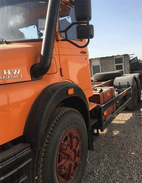 عکس داخل کامیون بنز قدیمی