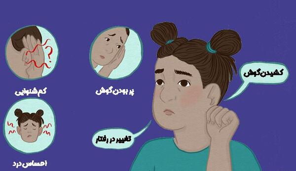 عکس داخل گوش عفونت کرده