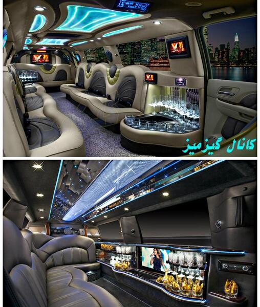 عکس داخل پراید لیموزین