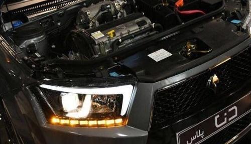 عکس داخل ماشین دنا پلاس مشکی