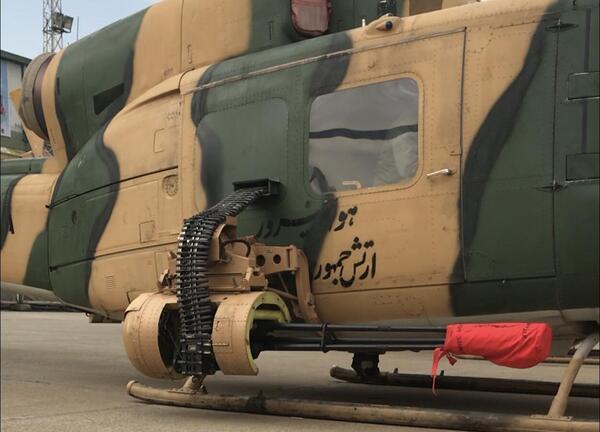 عکس داخل هلیکوپتر جنگی