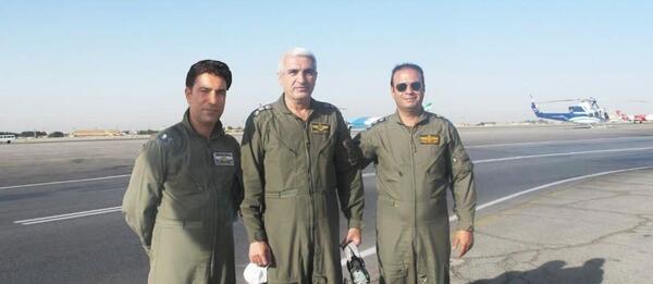 عکس داخل هلیکوپتر رئیس جمهور