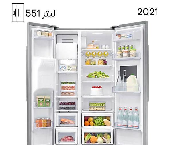 عکس از داخل یخچال ساید اسنوا