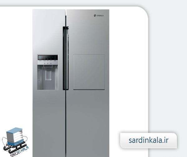 عکس از داخل یخچال ساید اسنوا