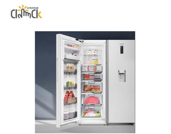 عکس داخل یخچال فریزر دوقلو اسنوا