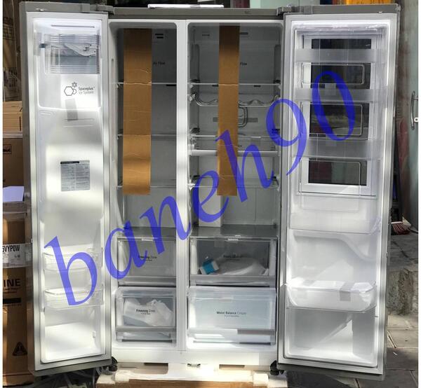 عکس داخل یخچال ساید ال جی