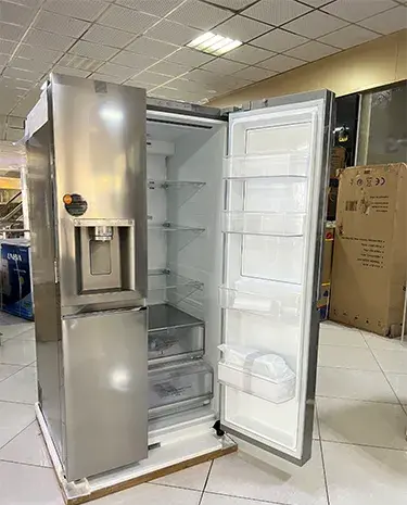 عکس داخل یخچال ساید ال جی