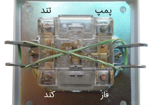 عکس سیم کشی داخل کولر آبی