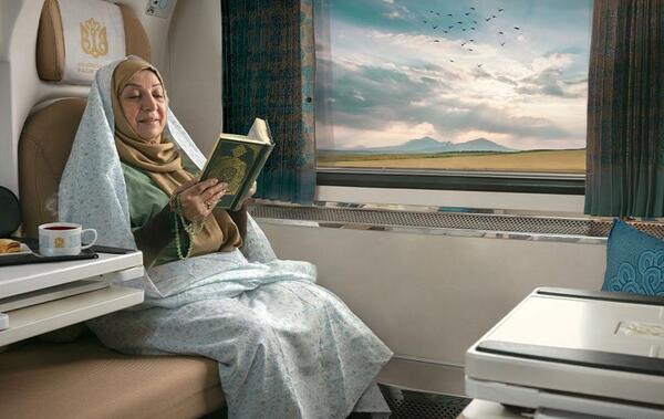 عکس داخل کوپه های قطار فدک