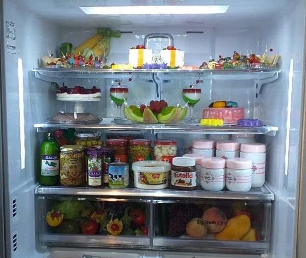 عکس از داخل یخچال عروس