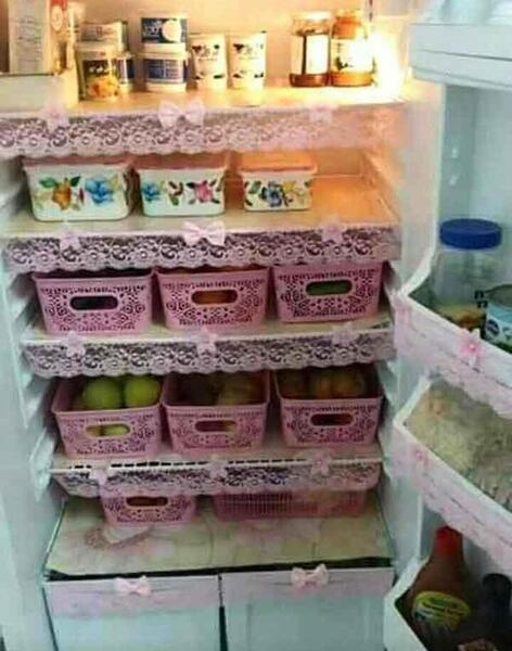 عکس از داخل یخچال عروس