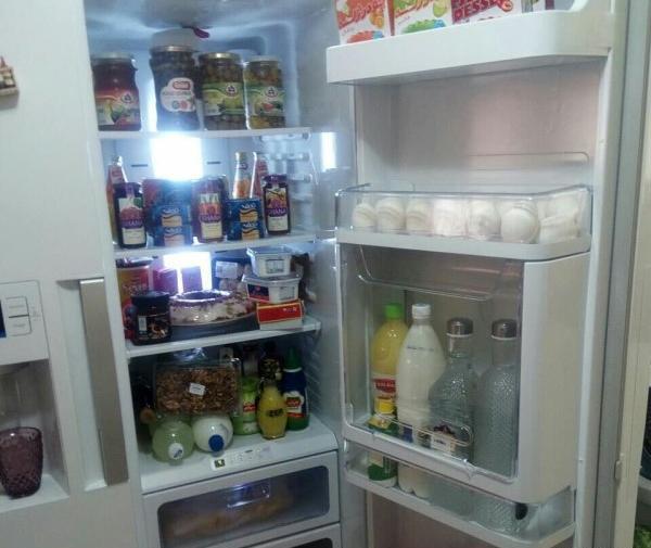 عکس از داخل یخچال عروس